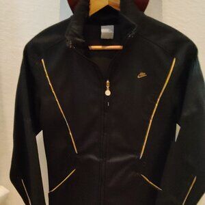 Nike Long Black & Gold Exercise/Walks Jacket